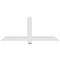 Ekena Millwork Eugene Architectural Grade PVC Gable Bracket, 60"W x 25"H x 4"D x 4"F, 10/12 Pitch GBP060X25X0404EUG00 - alternate 3